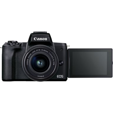 Canon EOS M50 Mark II + EF-M 15-45mm IS STM MILC 24,1 MP CMOS 6000 x 4000 pixels Noir