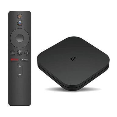XIAOMI/MI TV BOX S - Android 8.1 TV 4K HDR - Netflix Direct Access - Negro Nueva versión EURO