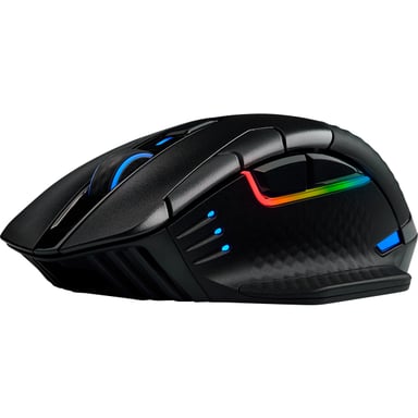 Corsair DARK CORE RGB PRO Ratón inalámbrico RF diestro + Bluetooth + USB Tipo-A Óptico 18000 PPP