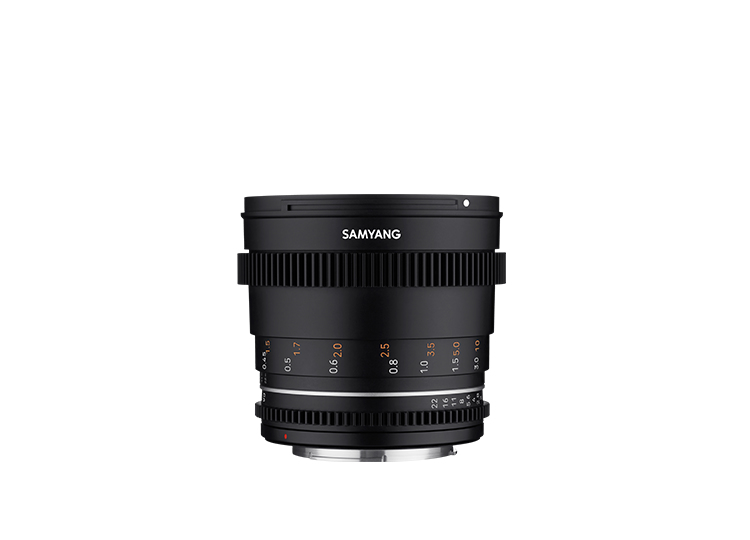 Objectif hybride vidéo Samyang VDSLR 50mm T1.5 MK2 pour Sony FE - vue 4