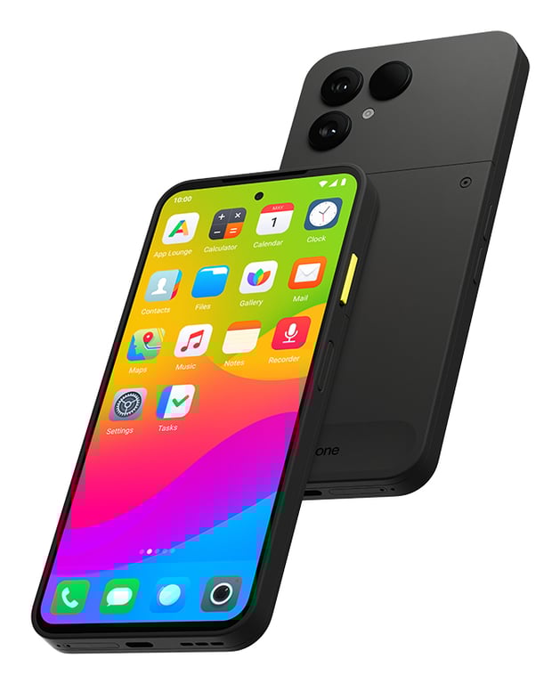 Fairphone 6 (5G) 256 Go, Noir - Neuf