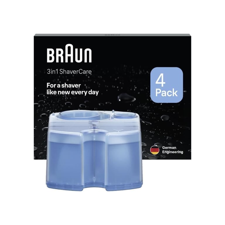 Cartouche Nettoyante BRAUN CCR4 – Pack De 4 Recharges, Compatible Stations SmartCare - vue 8