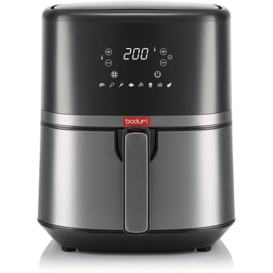 Friteuse sans huile BODUM MELIOR Air Fryer 4,5 L 1500 W Noir, réglage 80-200 °C, minuterie digitale 0-60 min, 8 programmes