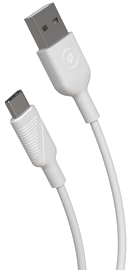 Muvit For Change Cable Usb A/Usb C 1.2M Blanc