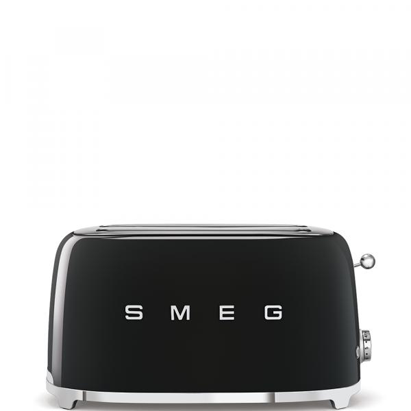 Smeg toaster 4X2 50´style black tsf02bleu - Neuf