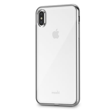Moshi Vitros funda para teléfono móvil Bumper Plata, Transparente