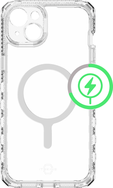 Custodia rinforzata iPhone 15 Supreme R Clear MagSafe Transparente Itskins