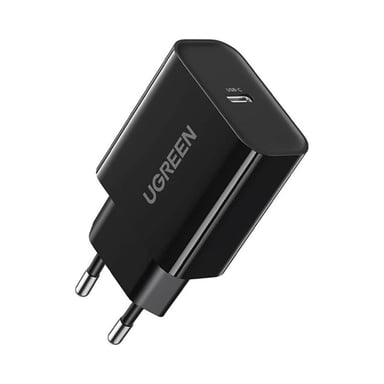 Chargeur secteur USB-C UGREEN 10191 20W PD Compact Noir