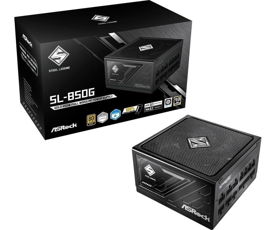 Asrock SL Steel Legend unité d'alimentation d'énergie 20+4 pin ATX ATX - vue 2