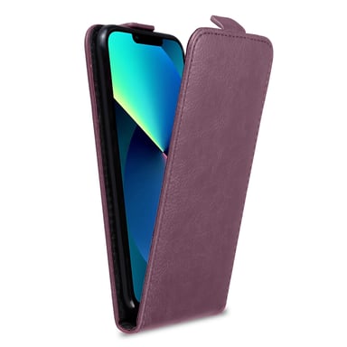 Coque pour Apple iPhone 13 PRO en VIOLET LILAS Housse de protection Étui au design flip en similicuir lisse
