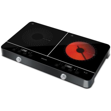 Plaque de cuisson SENCOR SCP 4001BK induction et radiant 3400 W noire - Neuf
