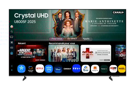 Samsung TU85U8005FU 2,16 m (85'') 4K Ultra HD Smart TV Wifi Negro