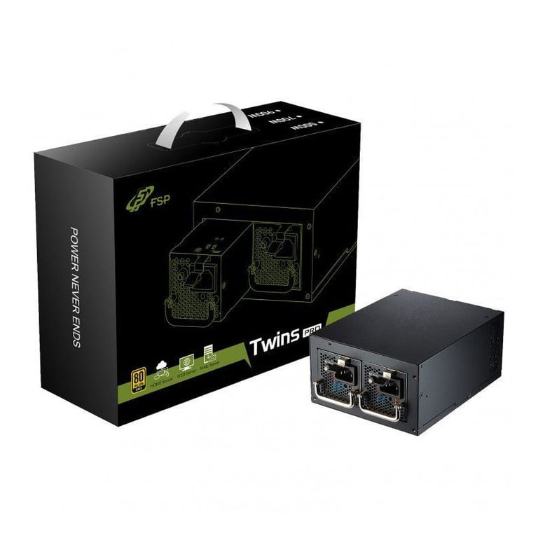 FSP Twins Pro 700w Redondante - 80 Plus Gold - Neuf