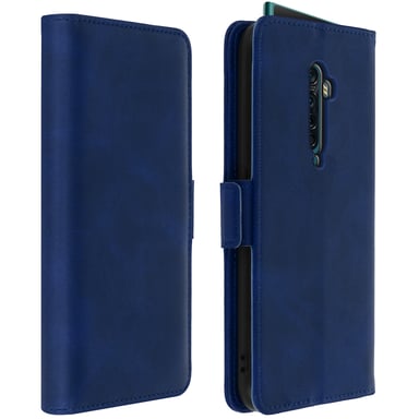 Funda Oppo Reno 2 cartera Función soporte - Azul oscuro