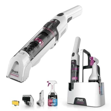 Shark HX100EUT aspirateur de table Noir, Rose, Blanc Sans sac
