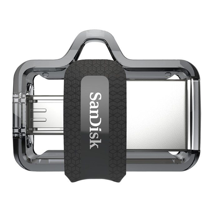 SanDisk 173384 lecteur USB flash 32 Go USB Type-A / Micro-USB Noir, Transparent - Excellent état