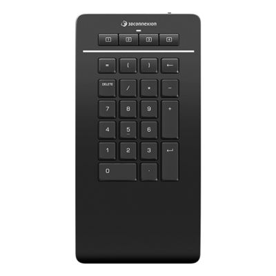 3Dconnexion Numpad Pro clavier numérique Bluetooth/USB/RF Wireless Noir - Neuf