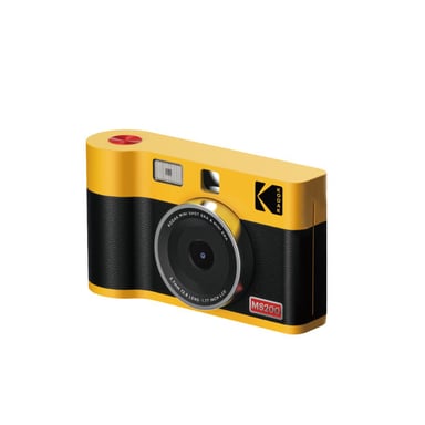 Kodak Stampante MS200 - Stampa Foto Formato 2.1x3.4, Compatibile iOS/Android, Stampe di Alta Qualità, Resistenti all'Acqua e alle Impronte, Cartuccia Tutto-in-Uno, App KODAK Instant - Giallo