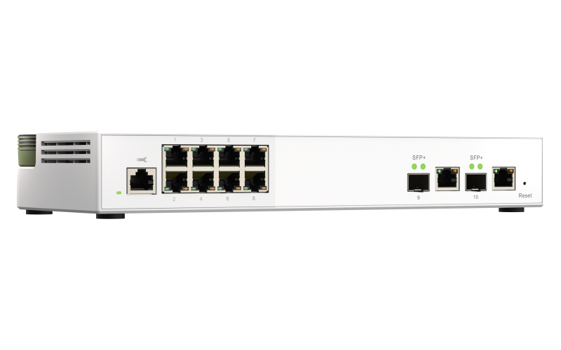 QNAP QSW M2108 2C commutateur réseau Géré L2 2.5G Ethernet 10010002500 Neuf - vue 3