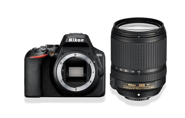 Nikon D3500 + AF-S DX 18-140 VR Juego de cámara SLR 24,2 MP CMOS 6000 x 4000 Pixeles Negro