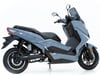 Leo90 - Scooter électrique 125cc - moteur 5100 W - 2 batteries 72V 50Ah, gris acier