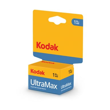 KODAK Film Couleur Ultramax 135-36 - ISO 400, 36 Expositions, Format 35mm, Idéal pour Photos en Intérieur et en Extérieur, Emballage Unitaire - Neuf