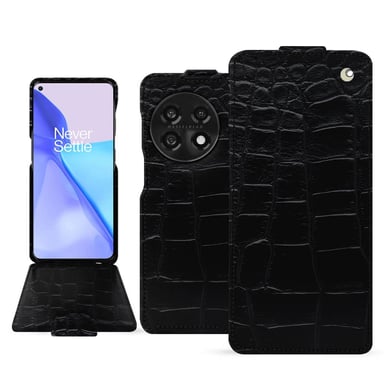 Housse cuir OnePlus 11 -  - Noir - Cuir Abaca