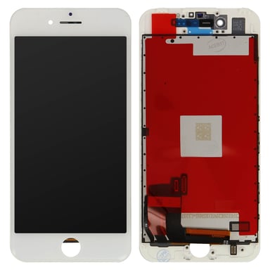 Pantalla LCD iPhone 7 + pantalla de vidrio Kit compatible – Blanco