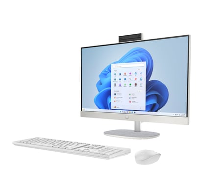 HP 24-cr0012ns Intel® Core? i3 i3-1315U 60,5 cm (23,8'') 1920 x 1080 pixel PC All-in-One 8 GB DDR4-SDRAM 512 GB SSD DOS free Wi-Fi 6 (802.11ax) Bianco