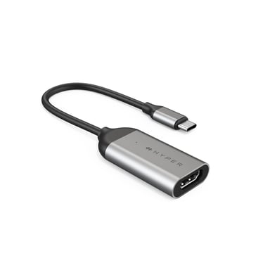 HYPER HD-H8K USB Type-C HDMI Acciaio inossidabile