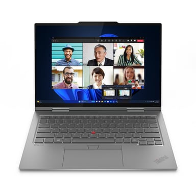 Lenovo ThinkPad X1 2-in-1 Gen 9 Intel Core Ultra 7 155U Hybride (2-en-1) 35,6 cm (14'') Écran tactile WUXGA 32 Go LPDDR5x-SDRAM 512 Go SSD Wi-Fi 6E (802.11ax) Windows 11 Pro Nordique Gris