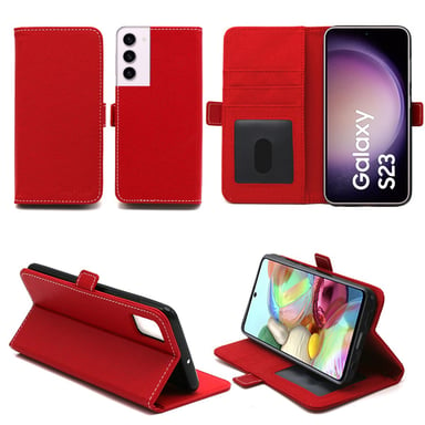 Samsung Galaxy S23 5G Etui / Housse pochette protection rouge