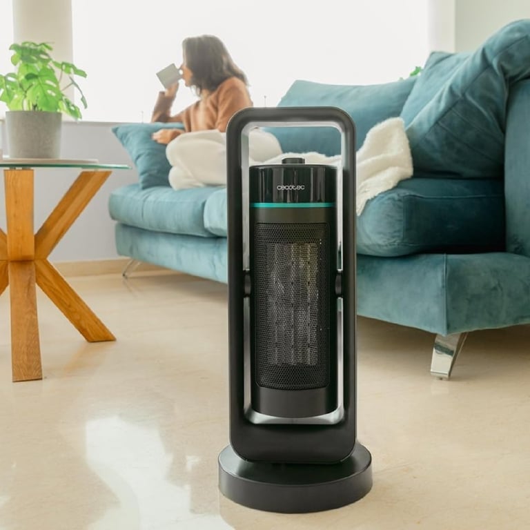 Chauffage Céramique Cecotec ReadyWarm 2000 Max Ceramic Rotate 08272 – 2000W, Oscillation 40º, 3 Modes - vue 2