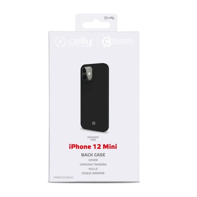 Celly Cromo funda para teléfono móvil 13,7 cm (5.4'') Negro