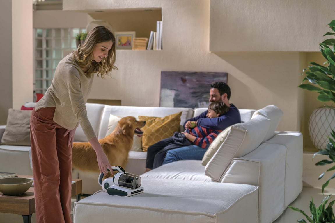 Aspirateur Matelas HOOVER HMC510UV Léger Détecteur de Poussière Lumière UV C Anti Allergène - vue 3