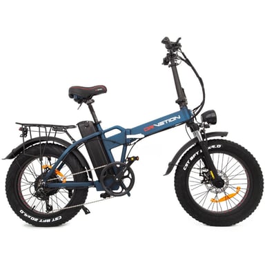 DrveTion AT20 Vélo Électrique - Moteur 750W Batterie 48V10Ah Freins Hydrauliques Roues 20'' - Bleu