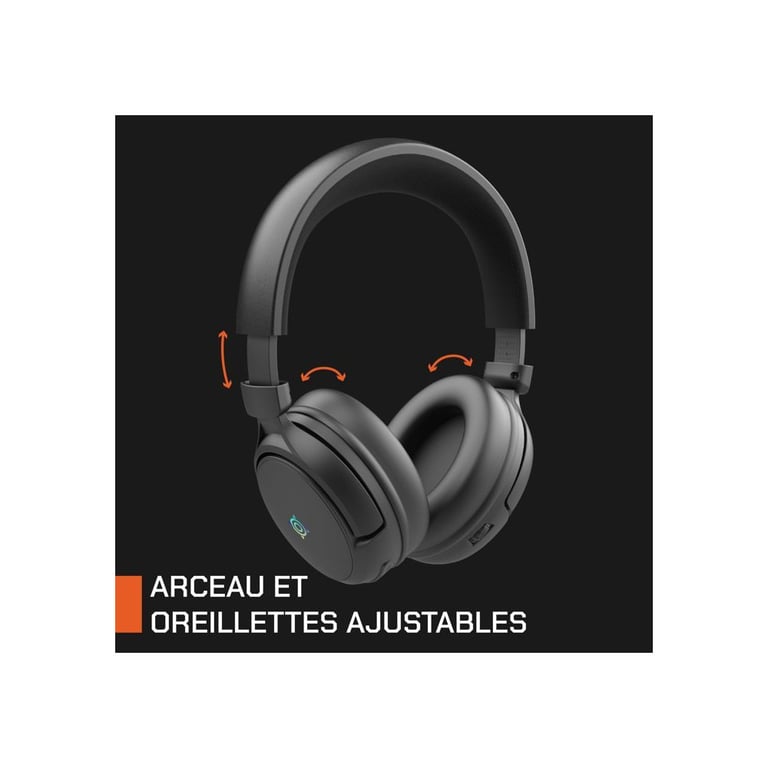 Casque Gaming ATLAS GH215 – Sans Fil, Micro Amovible, LED RGB - vue 3