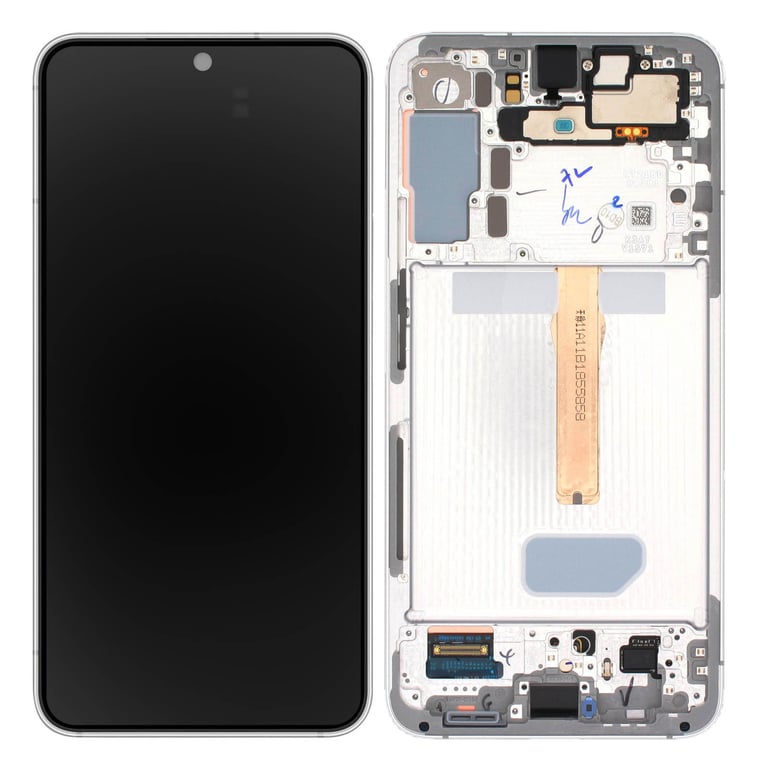 Bloc Complet Galaxy S22 Plus Écran LCD Vitre Tactile Original Samsung blanc - Neuf