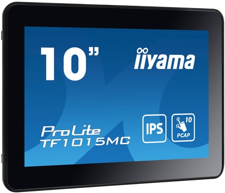 iiyama TF1015MC-B3 écran plat de PC 25,6 cm (10.1'') 1280 x 800 pixels HD LED Écran tactile Noir