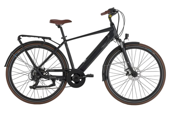 BICICLETA ELÉCTRICA Q1 TRK 28 ATLANTA MASCULINO VERSIÓN NEGRA 2024