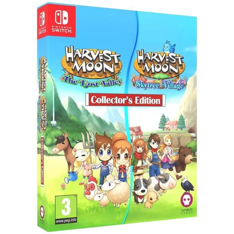 Harvest Moon The Lost Valley + Skytree Village - Edition Collector - Jeu Nintendo Switch - Neuf