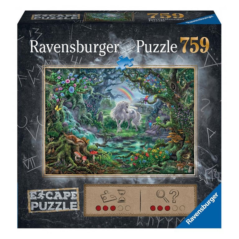Puzzle 759 pièces : Escape Puzzle : Licorne Ravensburger France - vue 2
