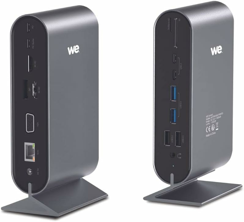 WE WESTATION17PORTS station d'accueil Tablette/Smartphone/ordinateur portable Gris - Neuf