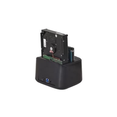 Advance Dual Dock para disco duro USB 3.0 Negro