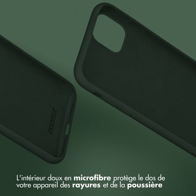 Accezz Coque Liquid Silicone pour Samsung Galaxy A34 (5G) - Vert foncé