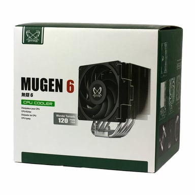 Scythe Mugen 6 Procesador Ventilador 12 cm Negro, Plata