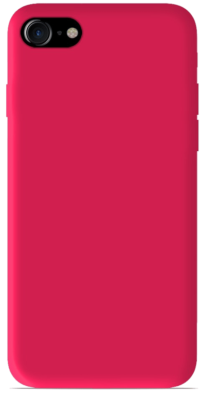Coque silicone unie compatible Mat Rose Apple iPhone 8