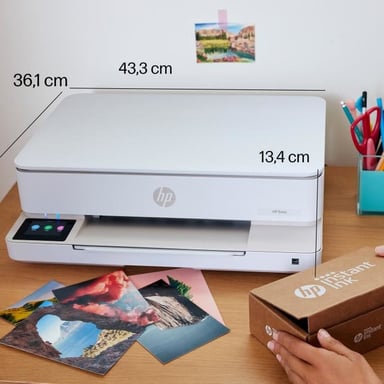 Imprimante tout-en-un HP Envy 6110e Jet d'encre couleur - Copie Scan - 3 mois d'Instant ink inclus a