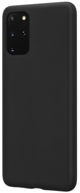 Coque en Gel de Silicone Doux pour Samsung Galaxy S20+, Noir satin