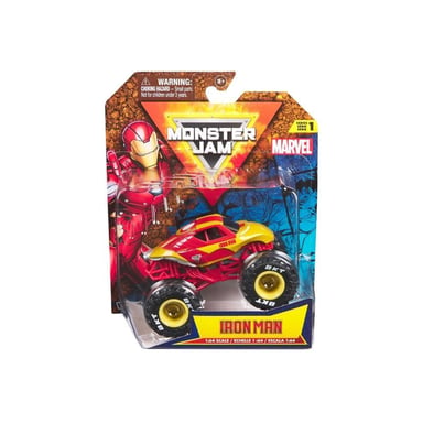 Monster Jam - Vehicule Marvel 1:64 Monster Jam série 2 - Modele aléatoire - Neuf